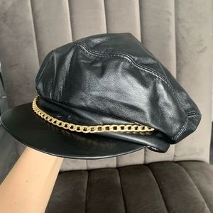MOVING SALE 🔥 NWOT Leather cap 🧢